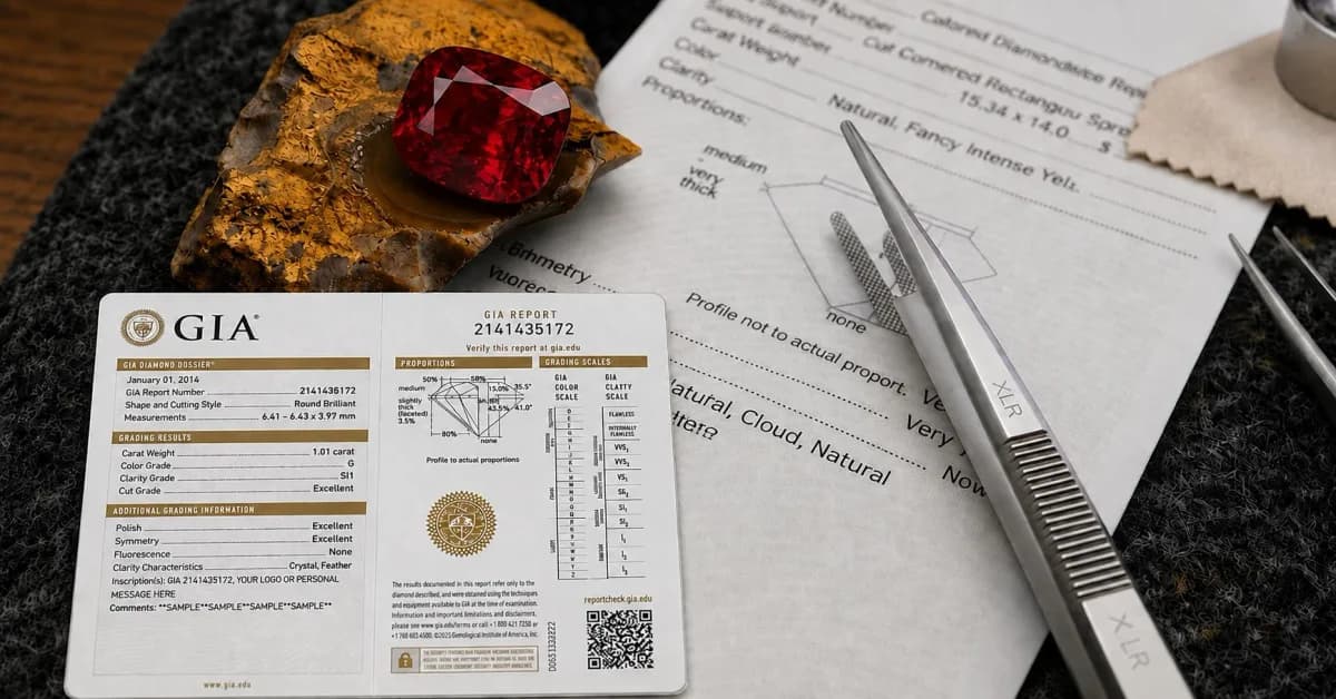 Certificate Decoded: Reading GIA Coloured Stone Report