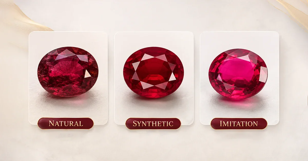 Natural vs Synthetic vs Imitation Gemstones: What's the Difference?