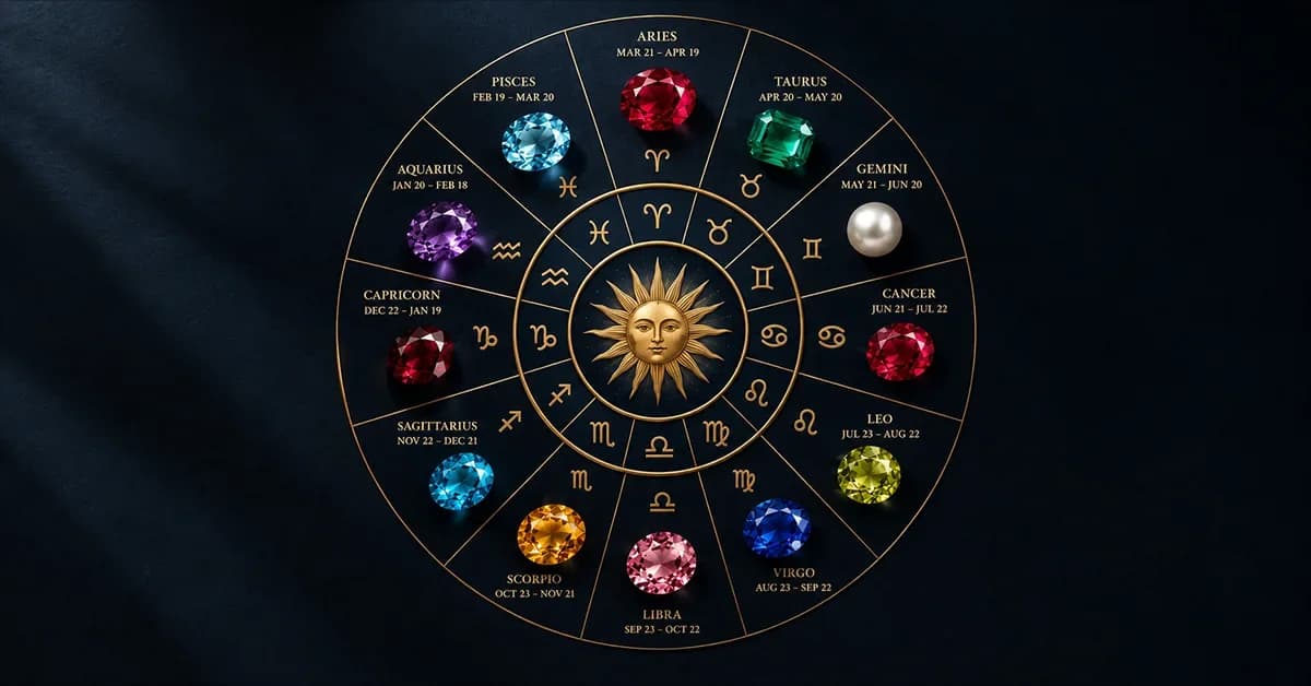 Which Gemstone To Wear According To Your Rashi (Zodiac Sign)