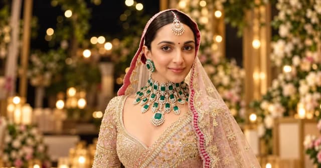 Kiara Advani’s Bridal Look: A Throwback to Her Timeless Emerald Jewellery