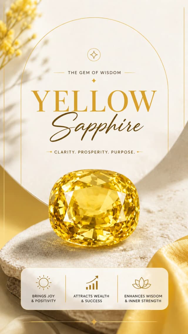 The Gem of Wisdom-Yellow Sapphire